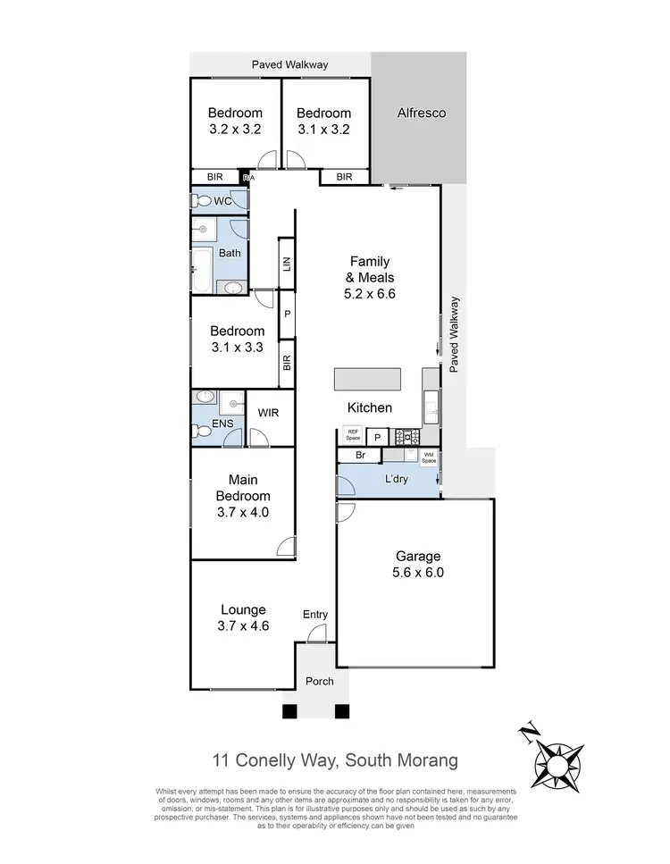 Floorplan of Homely house listing, 11 Conelly Way, South Morang VIC 3752