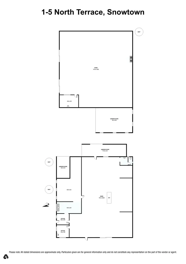 Floorplan of Homely other listing, 1-5 North Terrace, Snowtown SA 5520