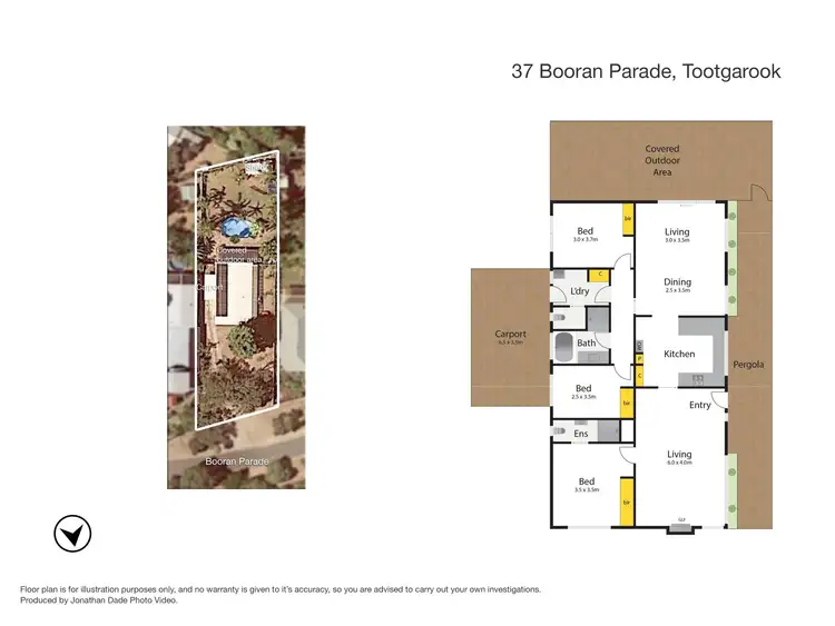 Floorplan of Homely house listing, 37 Booran Parade, Tootgarook VIC 3941