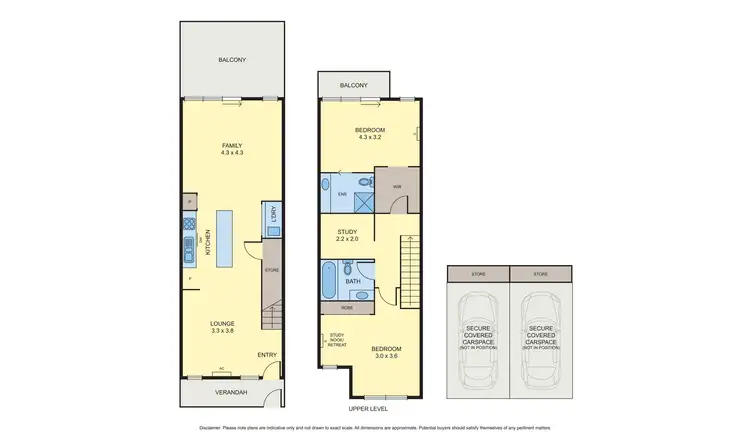 Floorplan of Homely townhouse listing, 9/6 Industry Lane, Coburg VIC 3058