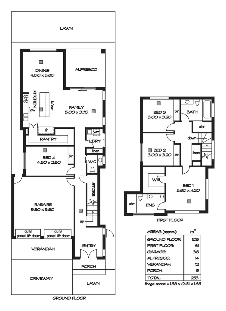 Floorplan of Homely house listing, 4 Condon Drive, Lightsview SA 5085