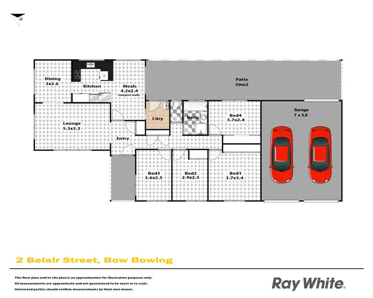 Floorplan of Homely house listing, 2 Belair Street, Bow Bowing NSW 2566