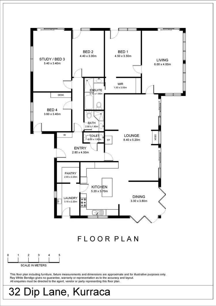 Floorplan of Homely house listing, 32 Dip Lane, Kurraca VIC 3518