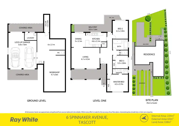 Floorplan of Homely house listing, 6 Spinnaker Avenue, Tascott NSW 2250
