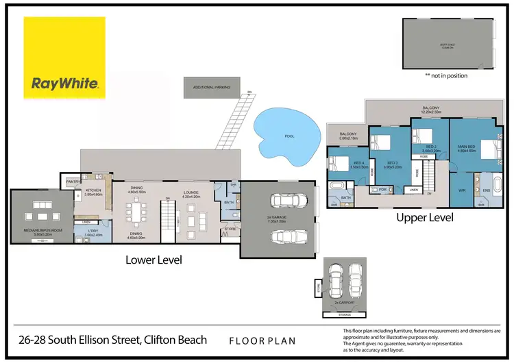 Floorplan of Homely house listing, 26-28 South Ellison Street, Clifton Beach QLD 4879