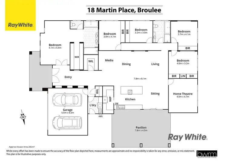 Floorplan of Homely house listing, 18 Martin Place, Broulee NSW 2537