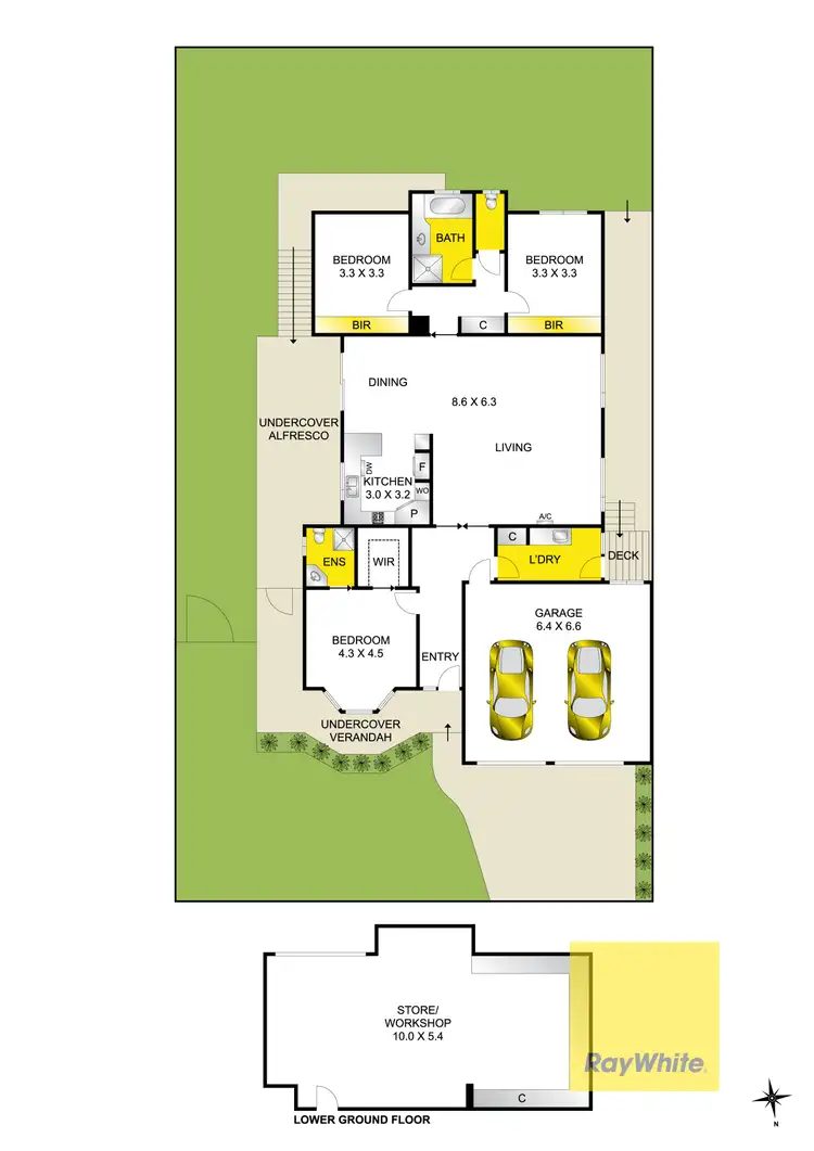 Floorplan of Homely house listing, 6 Nireeda Court, Wandana Heights VIC 3216