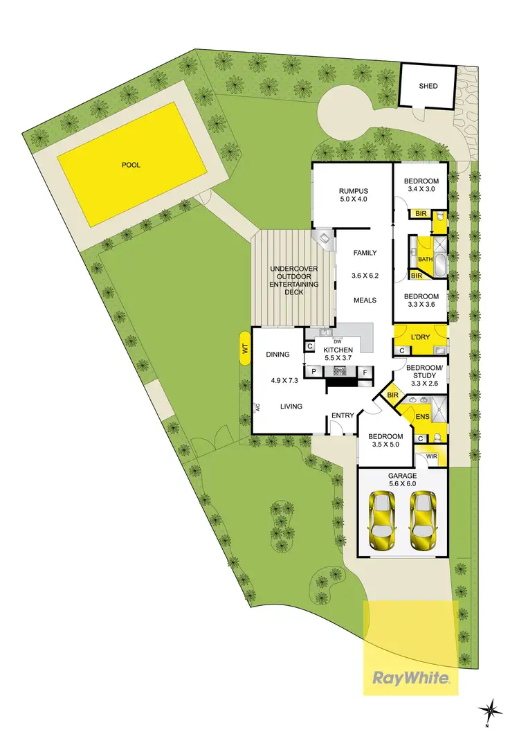 Floorplan of Homely house listing, 7 Gamston Court, Highton VIC 3216