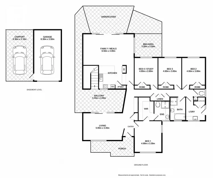 Floorplan of Homely house listing, 14 Box Place, Glenroy NSW 2640