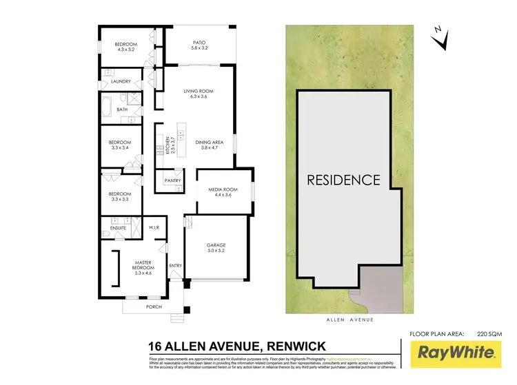 Floorplan of Homely house listing, 16 Allen Avenue, Renwick NSW 2575