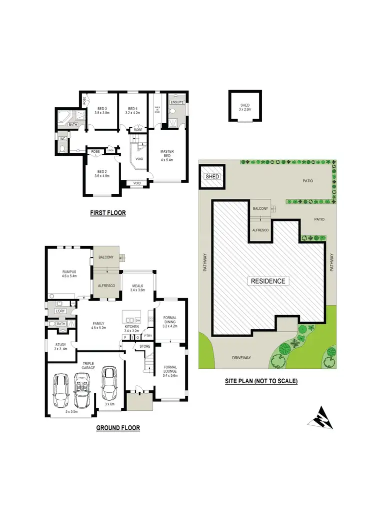 Floorplan of Homely house listing, 8 Orleans Way, Castle Hill NSW 2154