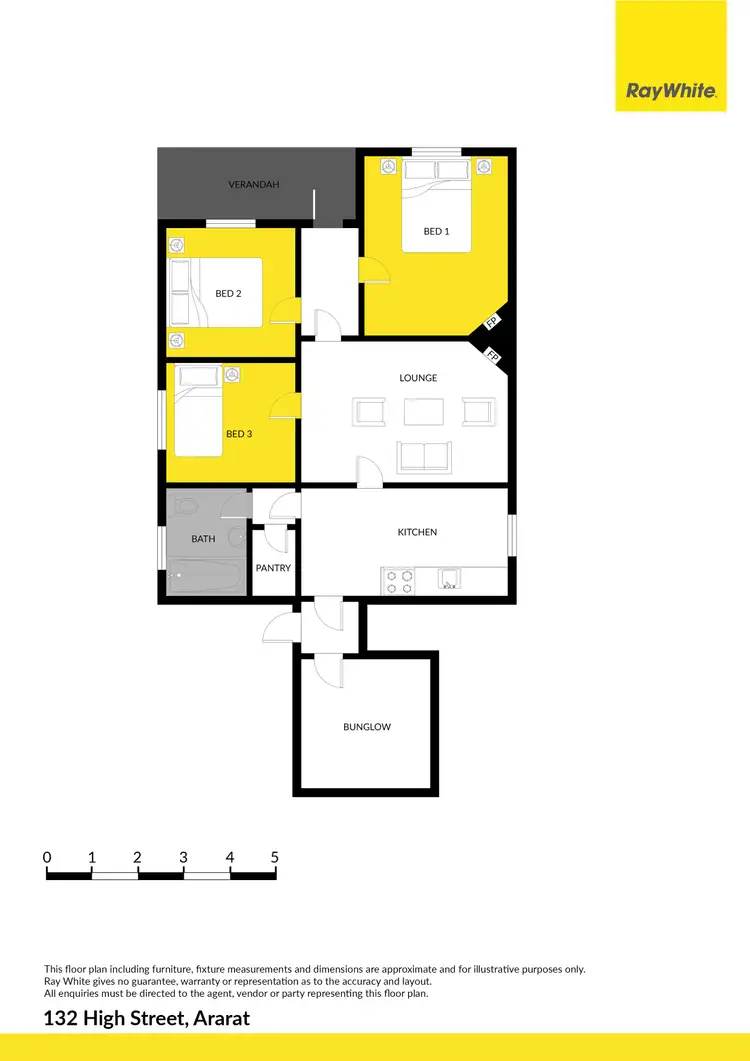 Floorplan of Homely house listing, 132 High Street, Ararat VIC 3377