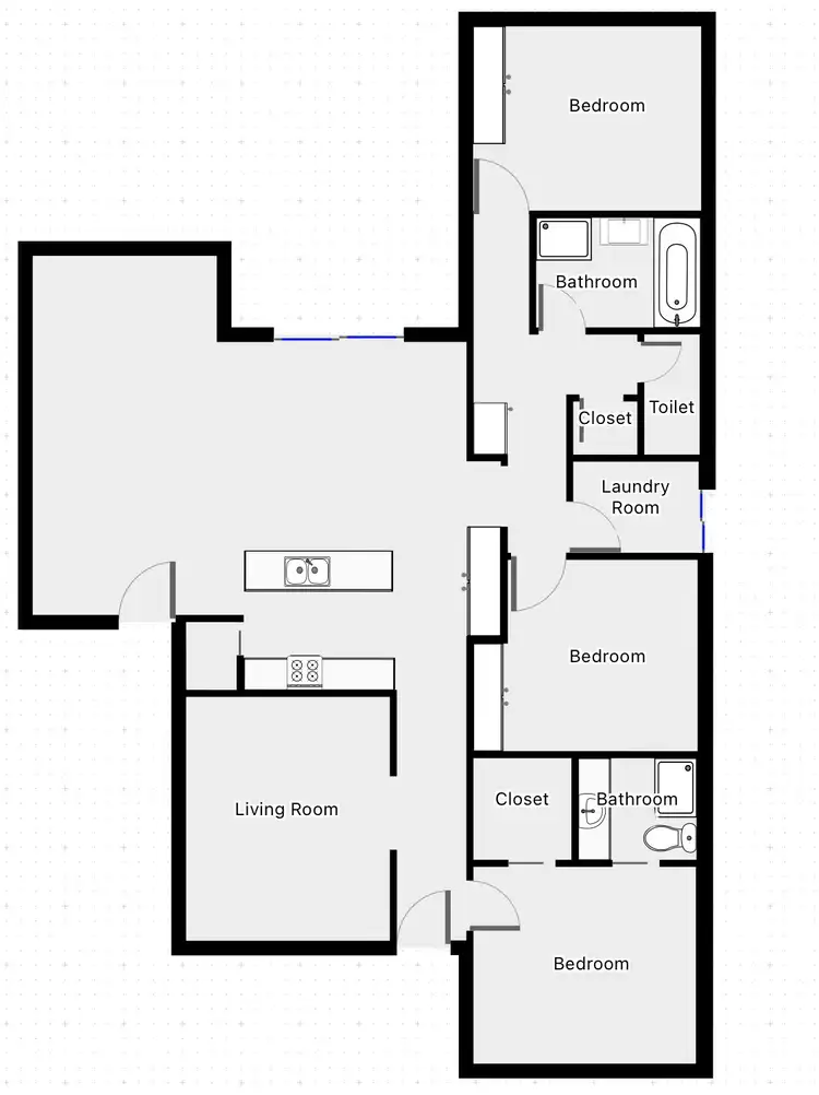 Floorplan of Homely house listing, 22 Midtown Drive, Mildura VIC 3500