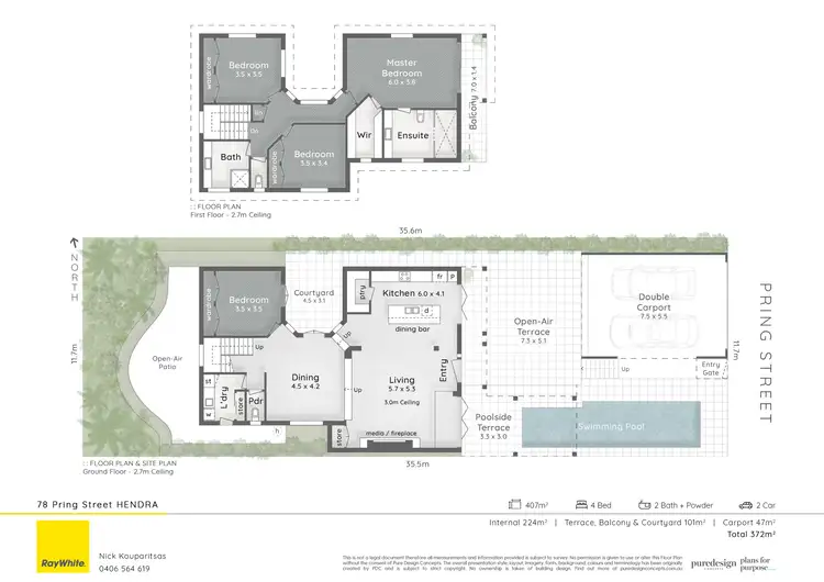 Floorplan of Homely house listing, 78 Pring Street, Hendra QLD 4011