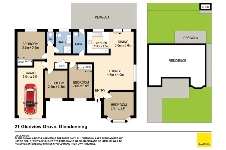 Floorplan of Homely house listing, 21 Glenview Grove, Glendenning NSW 2761