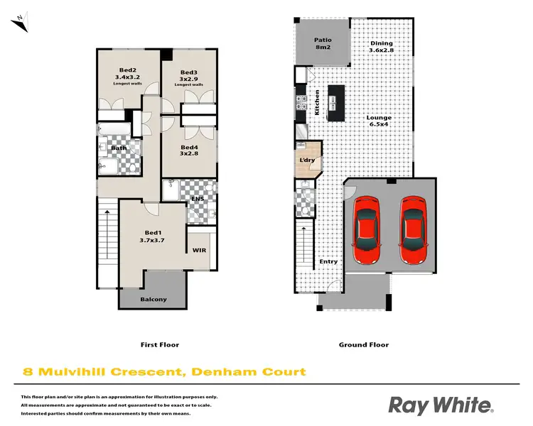 Floorplan of Homely house listing, 8 Mulvihill Crescent, Denham Court NSW 2565