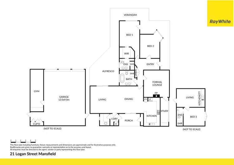 Floorplan of Homely house listing, 21 Logan Street, Mansfield VIC 3722