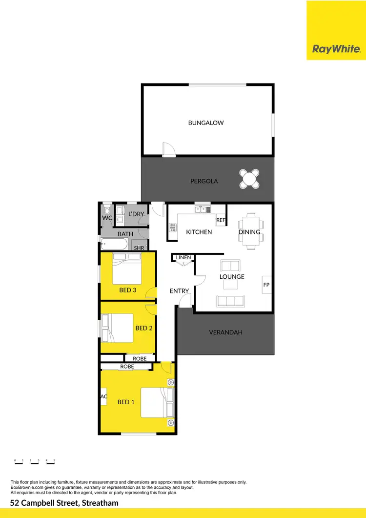 Floorplan of Homely house listing, 52 Campbell Street, Streatham VIC 3351