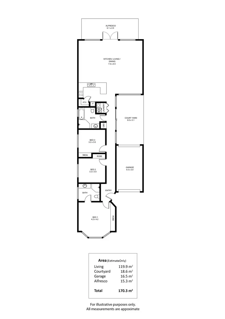 Floorplan of Homely house listing, 23 Milton Avenue, Fulham Gardens SA 5024