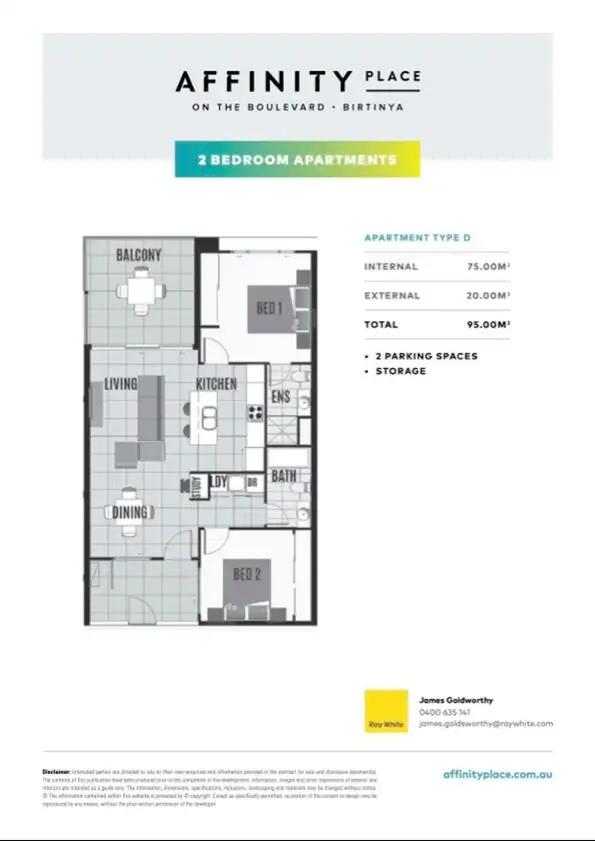 Floorplan of Homely unit listing, 5/5 Affinity Place, Birtinya QLD 4575