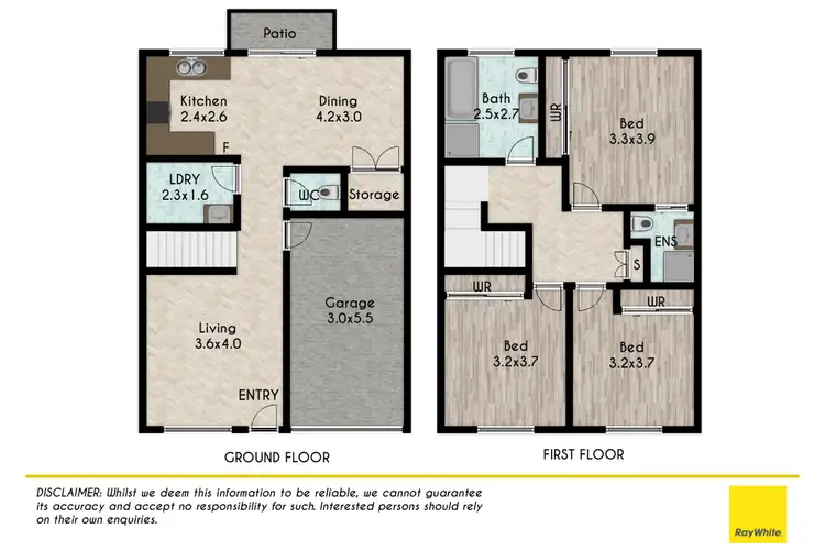 Floorplan of Homely townhouse listing, 8/38 HillCrest Road, Quakers Hill NSW 2763