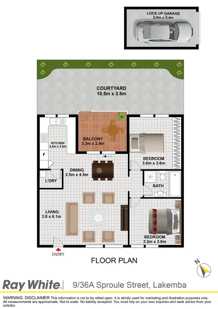 Floorplan of Homely apartment listing, 9/36A-40 Sproule Street, Lakemba NSW 2195