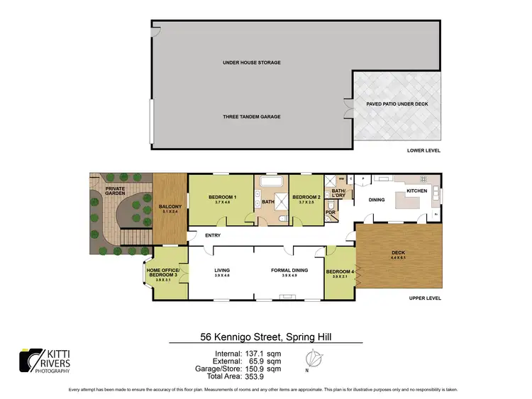 Floorplan of Homely house listing, 56 Kennigo Street, Spring Hill QLD 4000