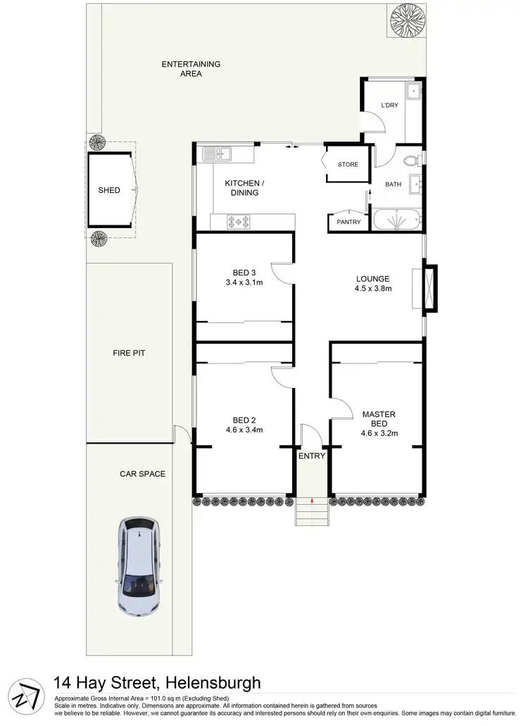 Floorplan of Homely house listing, 14 Hay Street, Helensburgh NSW 2508