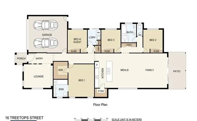 Floorplan of Homely rural property listing, 16 Treetops Street, Yarrabilba QLD 4207
