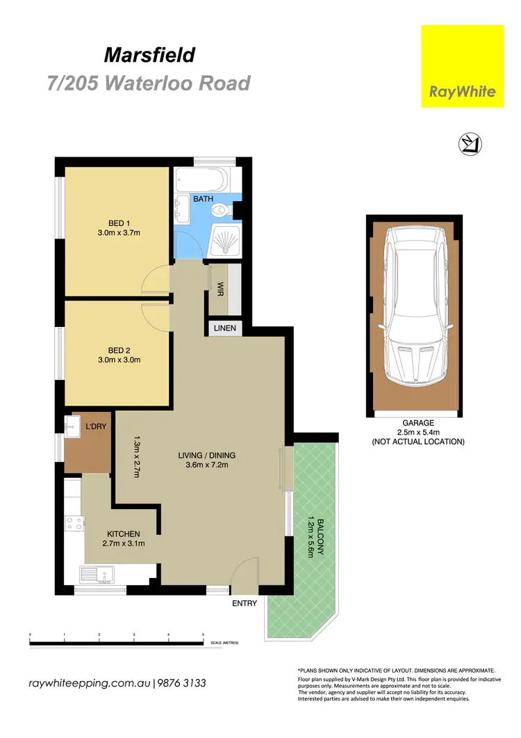 Floorplan of Homely unit listing, 7/205 Waterloo Road, Marsfield NSW 2122