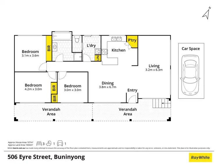 Floorplan of Homely house listing, 506 Eyre Street, Buninyong VIC 3357