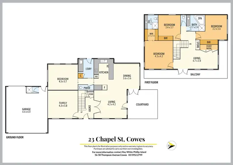 Floorplan of Homely house listing, 23 Chapel Street, Cowes VIC 3922