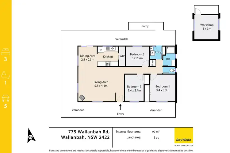 Floorplan of Homely rural property listing, 775 Wallanbah Road, Wallanbah NSW 2422
