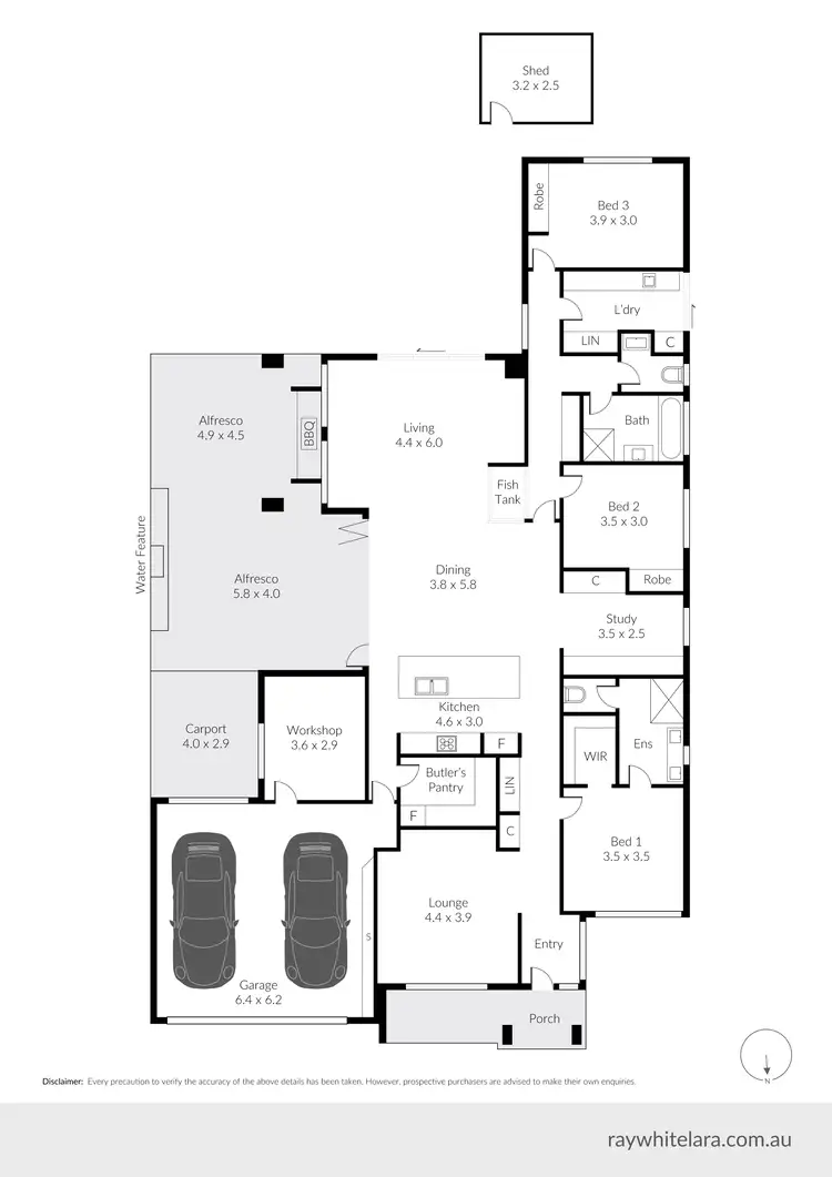 Floorplan of Homely house listing, 17 Bella Julia Place, Lara VIC 3212