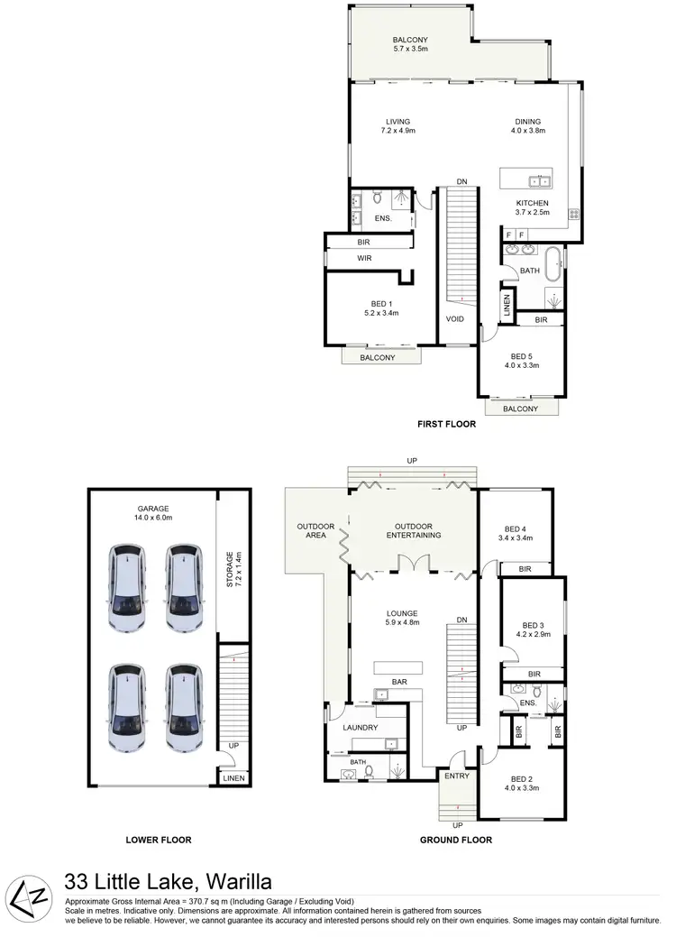Floorplan of Homely house listing, 33 Little Lake Crescent, Warilla NSW 2528