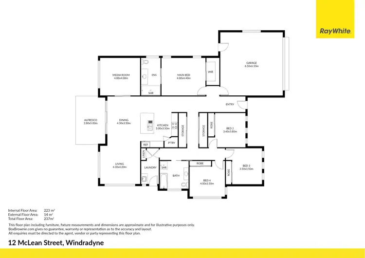Floorplan of Homely house listing, 12 Mclean Street, Windradyne NSW 2795