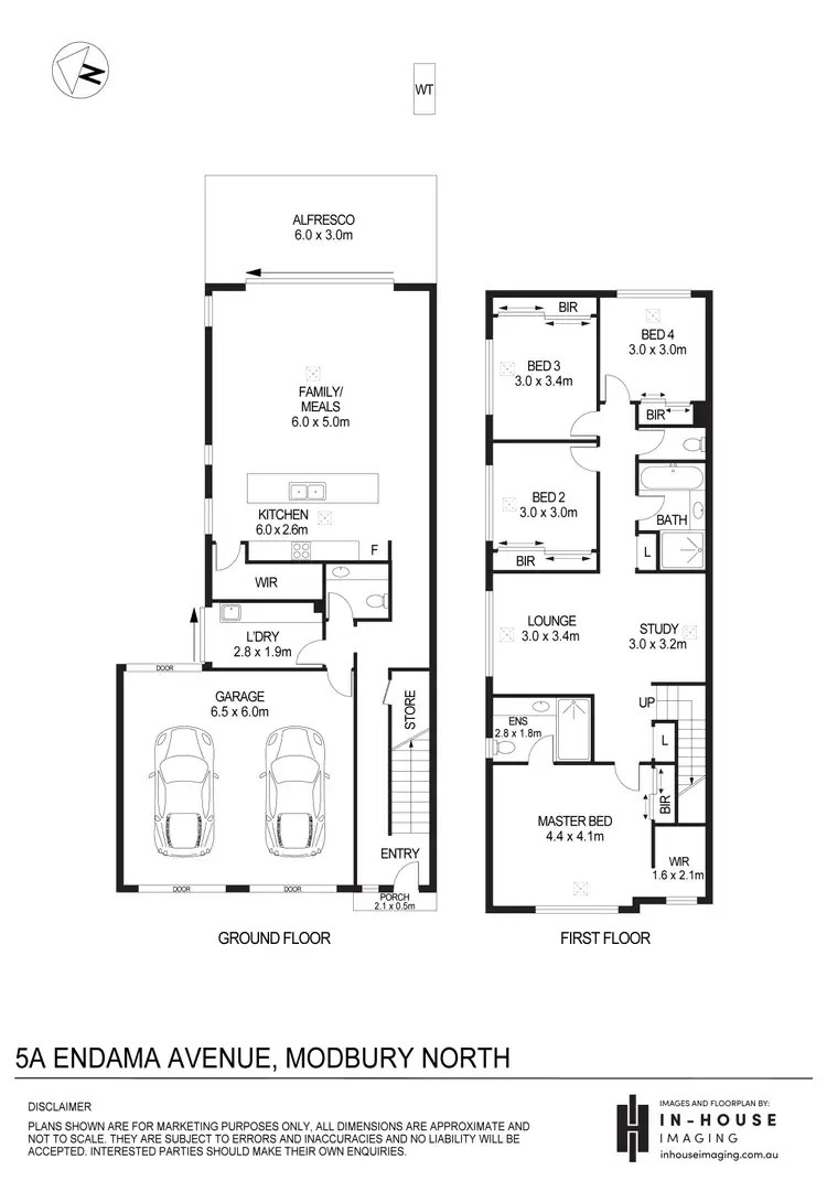 Floorplan of Homely house listing, 5A Endama Avenue, Modbury North SA 5092