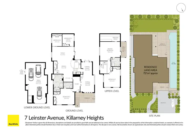 Floorplan of Homely house listing, 7 Leinster Avenue, Killarney Heights NSW 2087