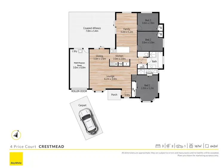 Floorplan of Homely house listing, 4 Price Court, Crestmead QLD 4132