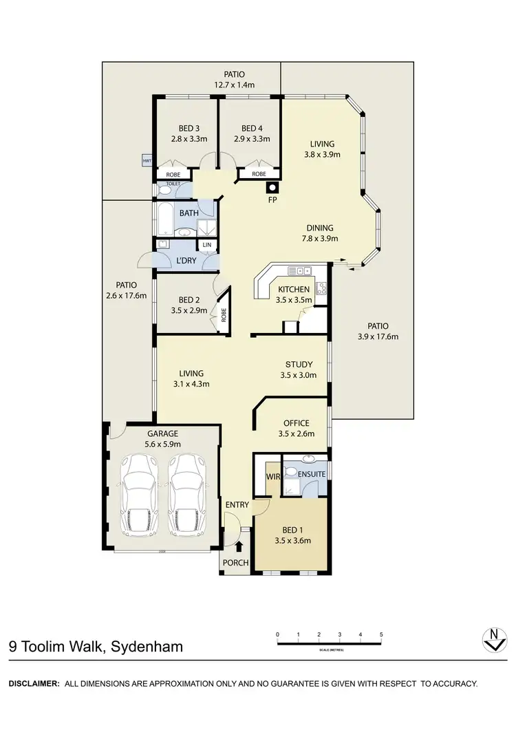Floorplan of Homely house listing, 9 Toolim Walk, Sydenham VIC 3037