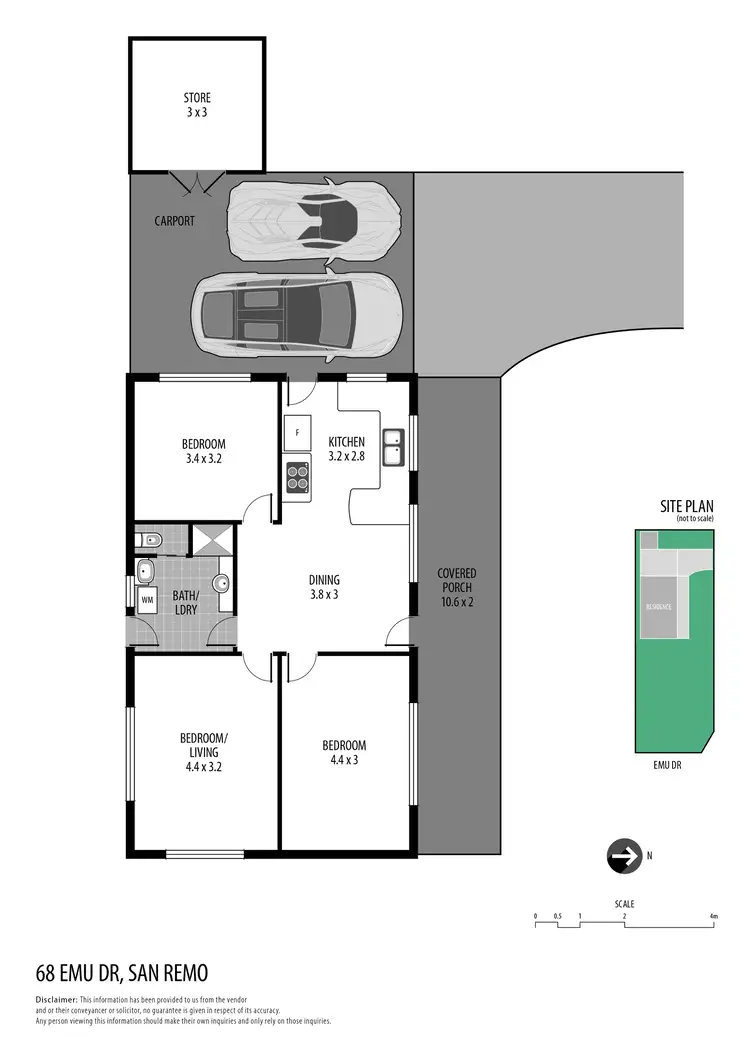 Floorplan of Homely house listing, 68 Emu Drive, San Remo NSW 2262