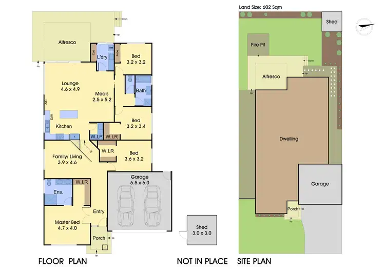 Floorplan of Homely house listing, 3 Della Close, Doreen VIC 3754