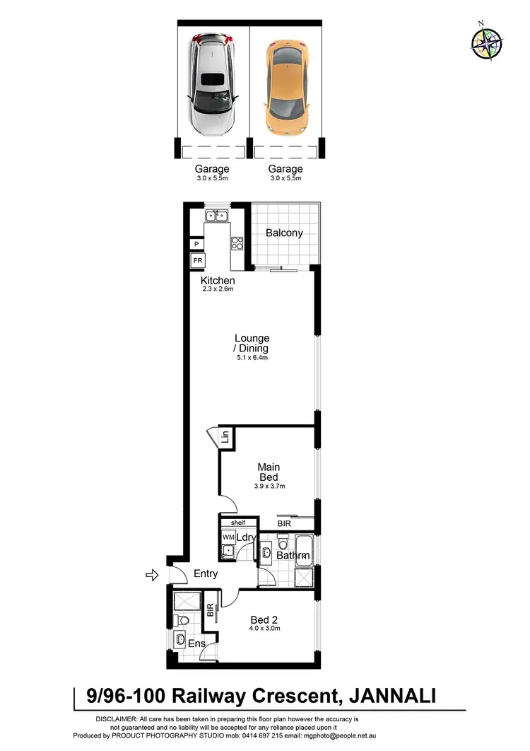 Floorplan of Homely unit listing, 9/96-100 Railway Crescent, Jannali NSW 2226