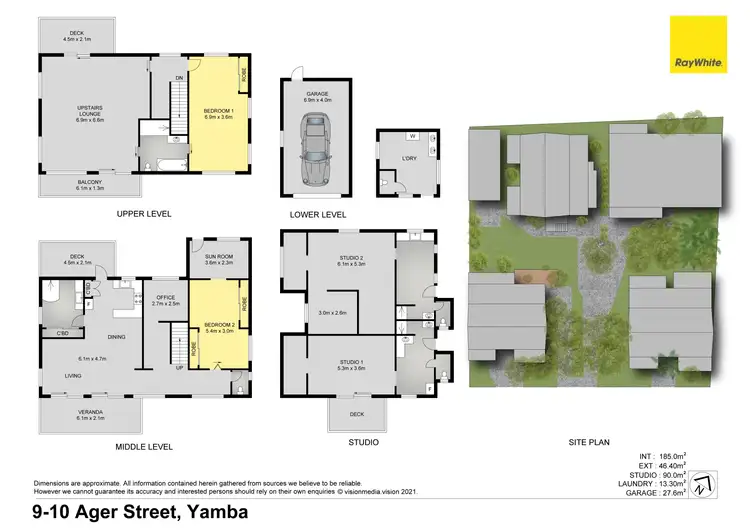 Floorplan of Homely block of units listing, 9-10 Ager Street, Yamba NSW 2464