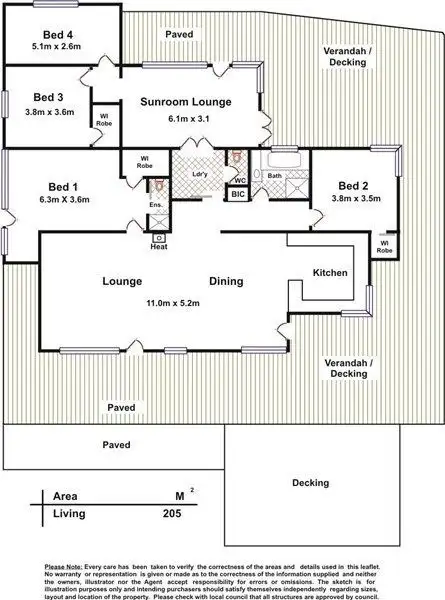 Floorplan of Homely house listing, 23 Stockyard Hill Road, Delamere SA 5204