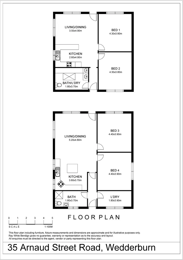 Floorplan of Homely house listing, 35 St Arnaud Road, Wedderburn VIC 3518