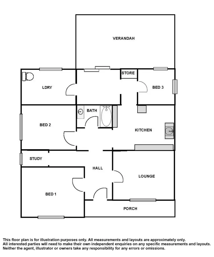 Floorplan of Homely house listing, 1 Mildred Street, Port Augusta West SA 5700