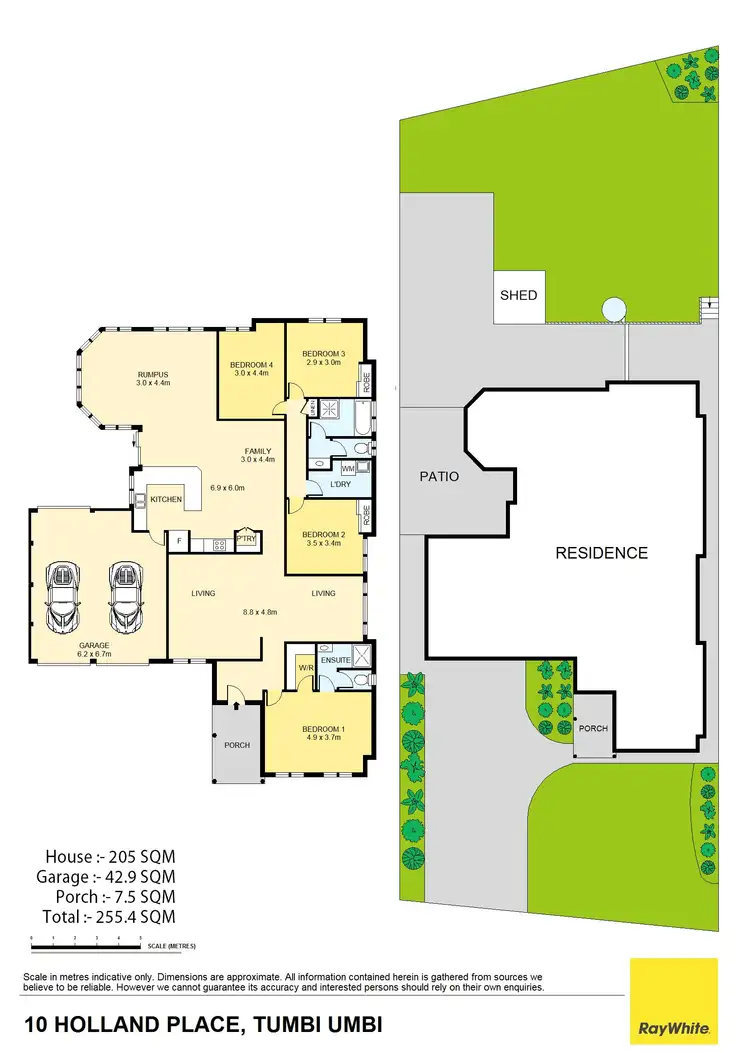 Floorplan of Homely house listing, 10 Holland Place, Tumbi Umbi NSW 2261