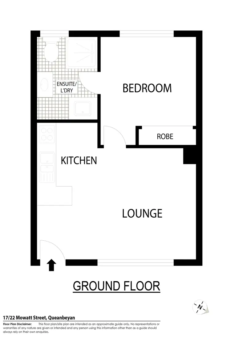 Floorplan of Homely house listing, 17/22 Mowatt Street, Queanbeyan NSW 2620