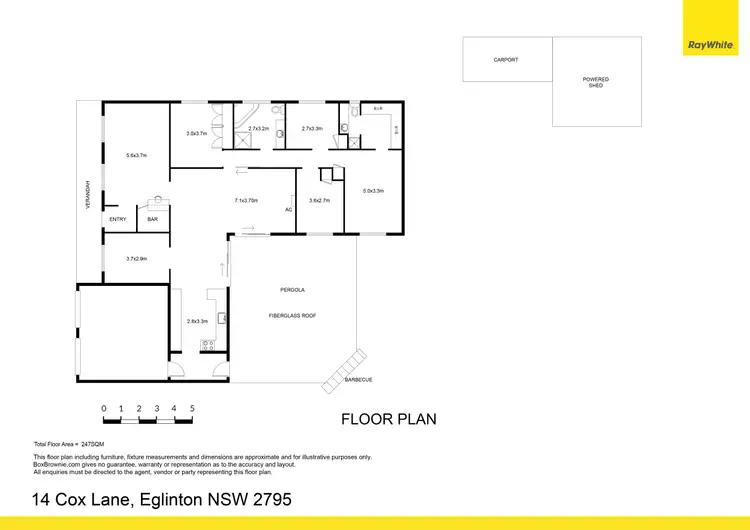 Floorplan of Homely house listing, 14 Cox Lane, Eglinton NSW 2795